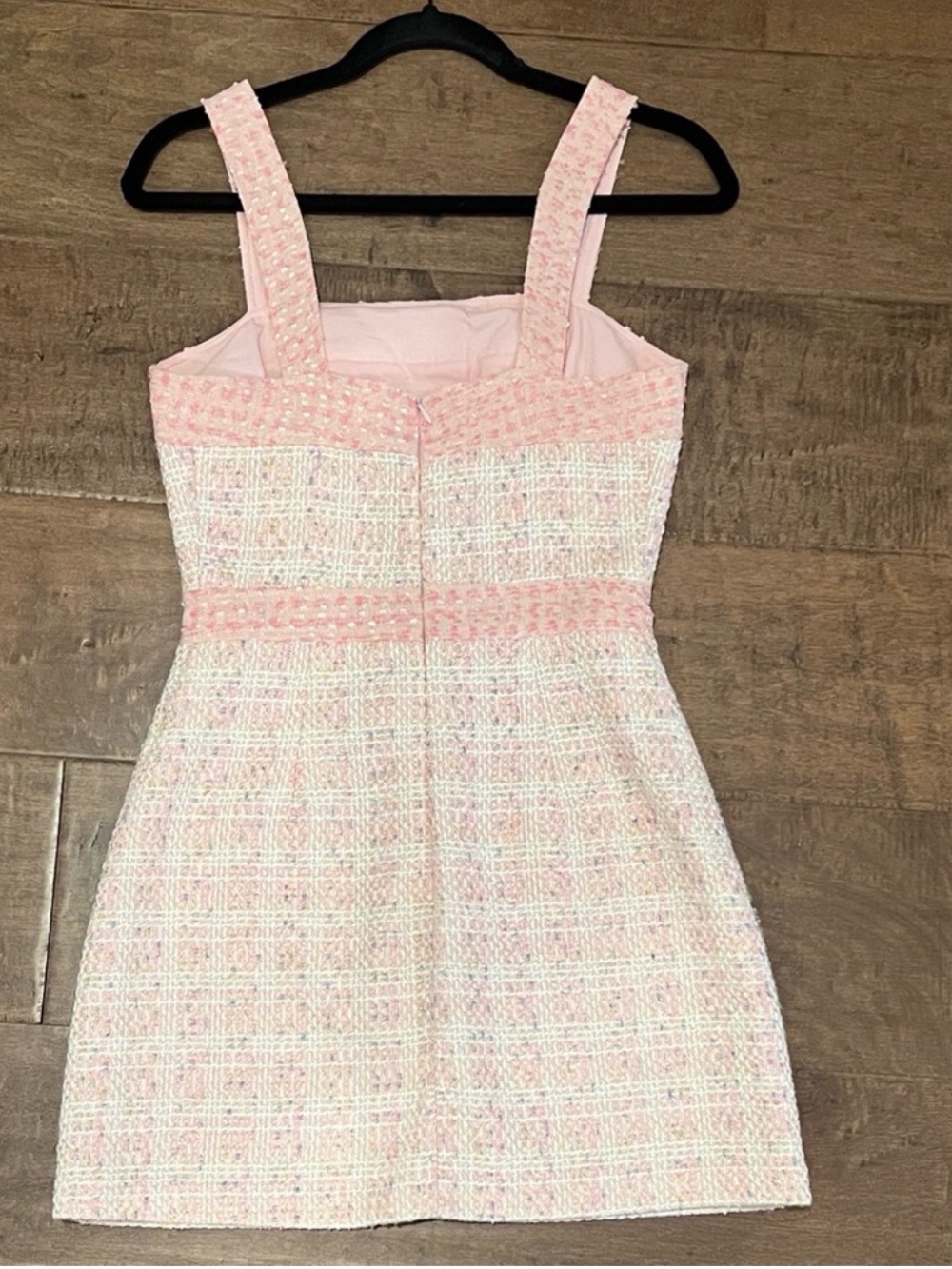 Amanda Uprichard Pink Tweed Mini Dress - Picture 6 of 9